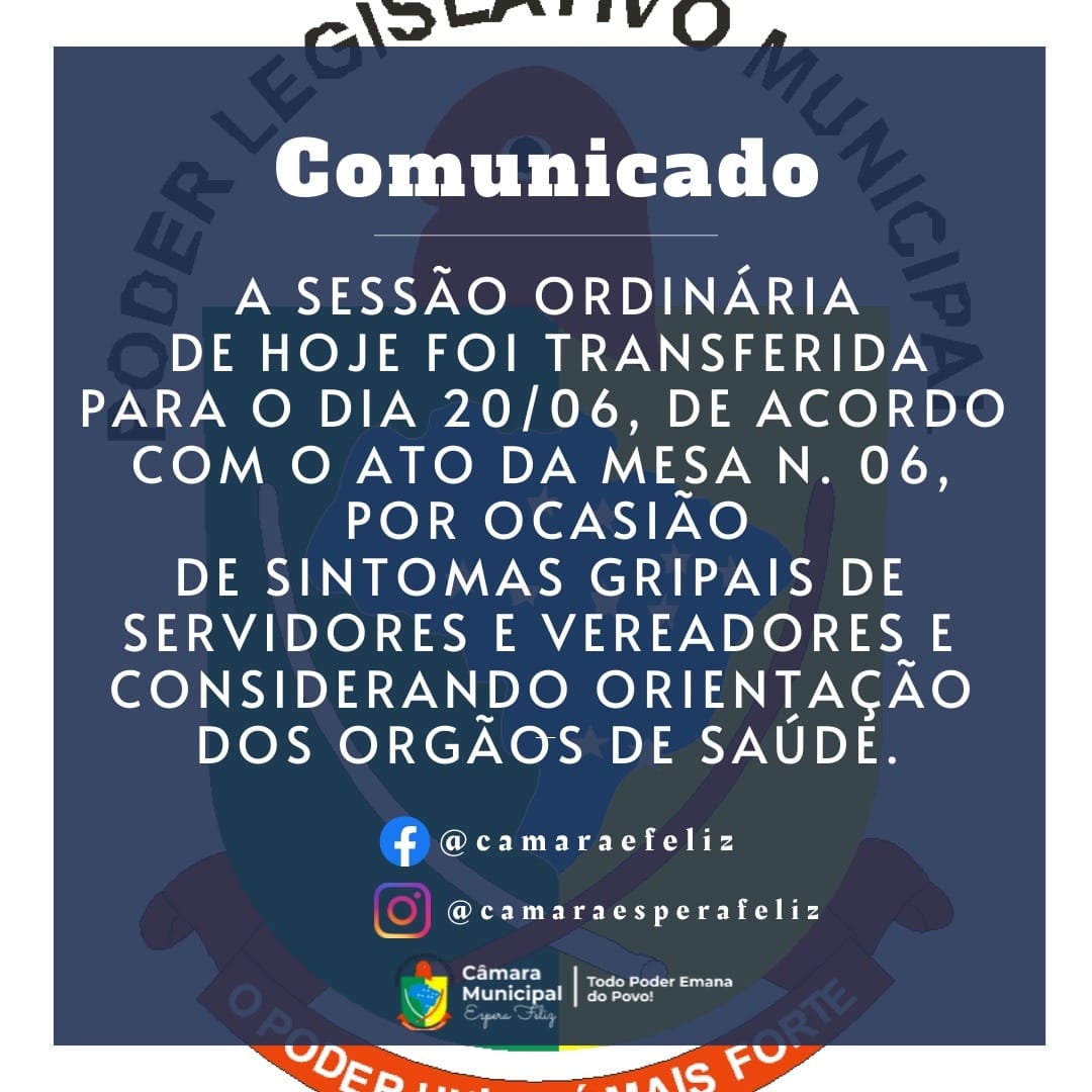 Comunicado reuniao