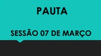 Confira a pauta 