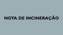 Nota sobre Incineração