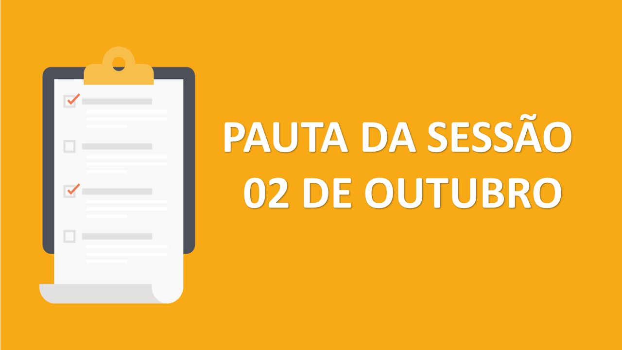 Pauta da Sessão 