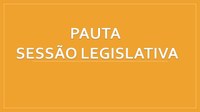 Pauta Sessão 06 de novembro