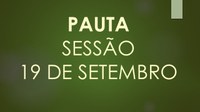 Pauta Sessão 