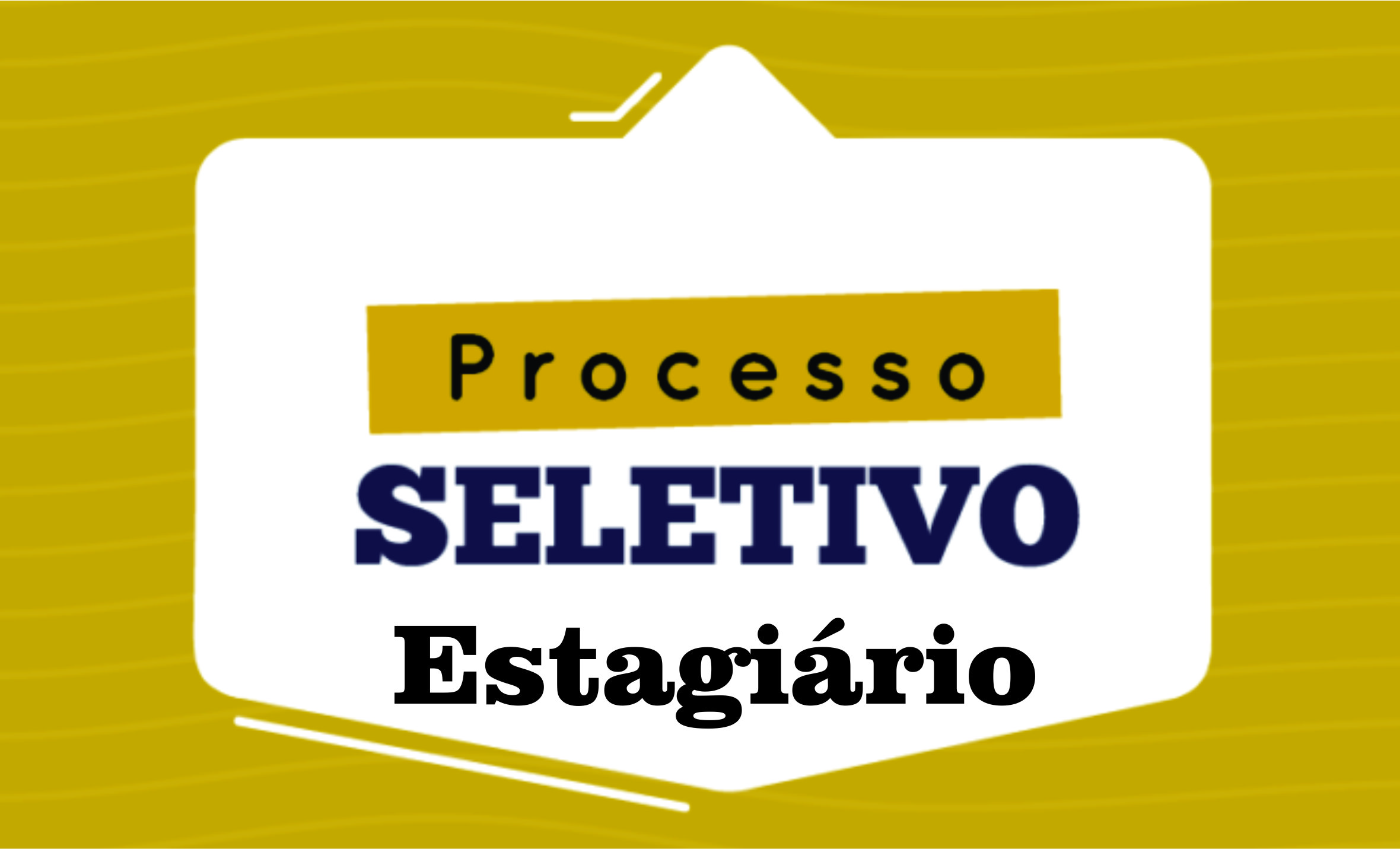 Processo Seletivo para estágio remunerado