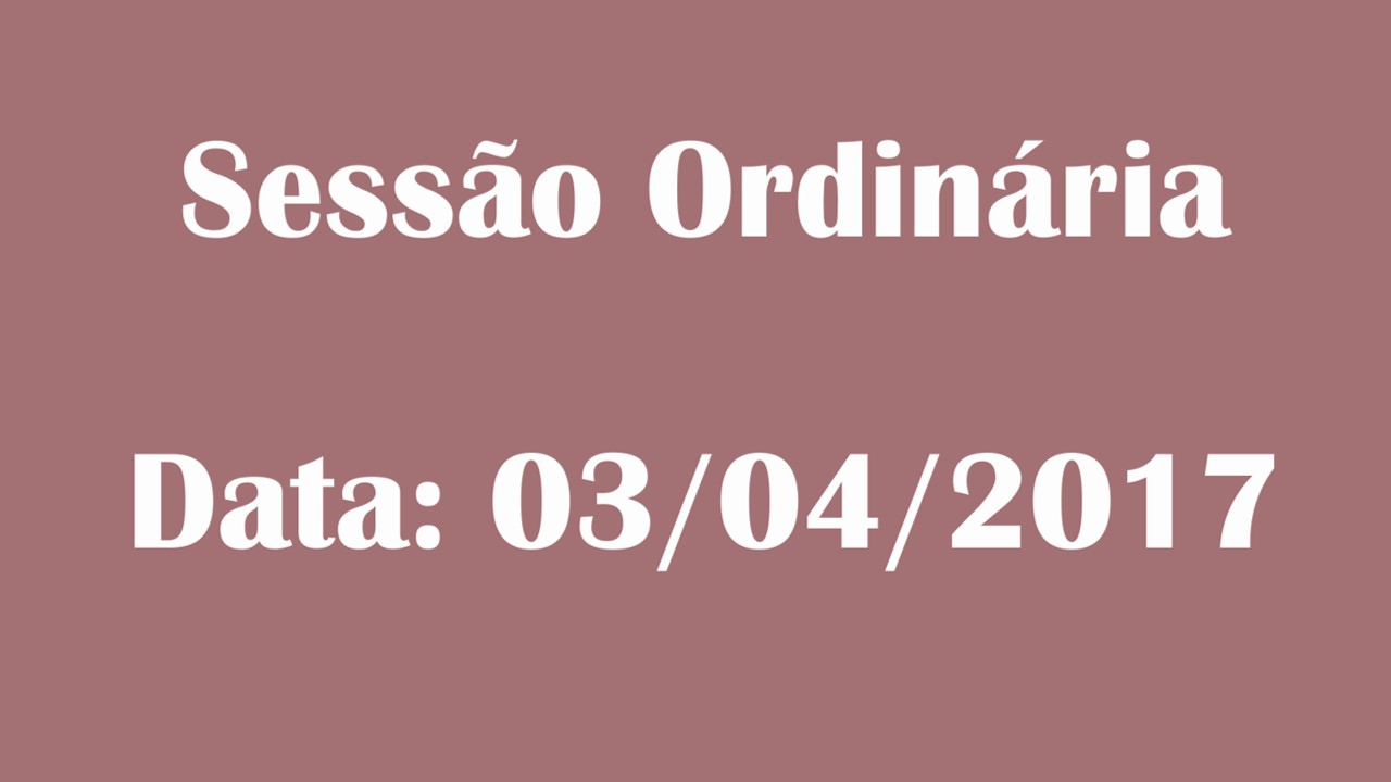 Sessão da Câmara será antecipada 