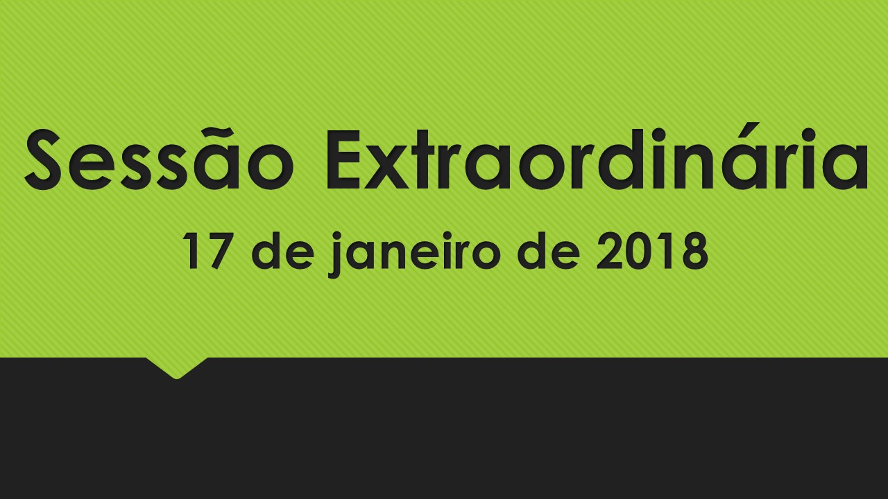 Sessão Extraordinária