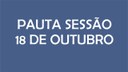 Sessão Legislativa - 18 de outubro